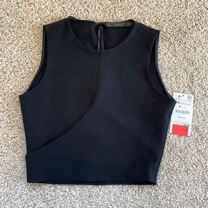 Trafaluc Zara Black Crop top